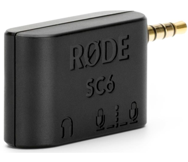 RODE SC6 Adapter TRRS słuchawki + 2x mikrofon SC-6 - 564343 - zdjęcie 2
